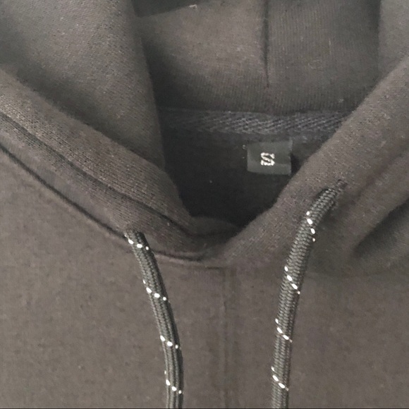 Long Line Fleece lined Hoodie w reflective pockets - Picture 4 of 8